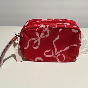 Victoria's Secret Red and White Cosmetic Case